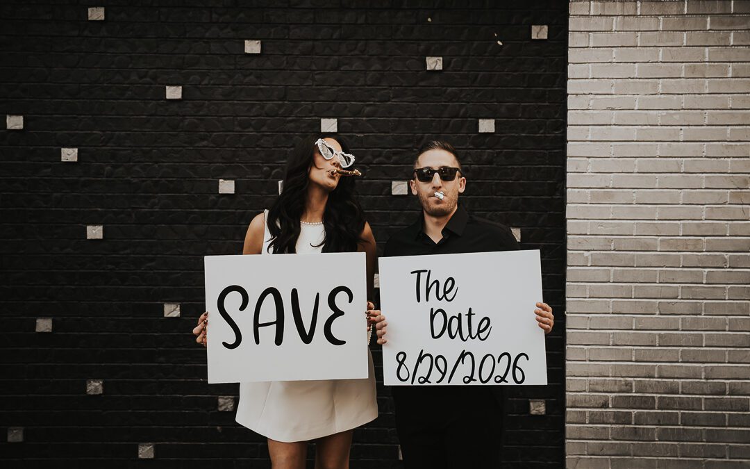 Stylish Las Vegas Engagement Session With Super 8 Video | Toni & Max