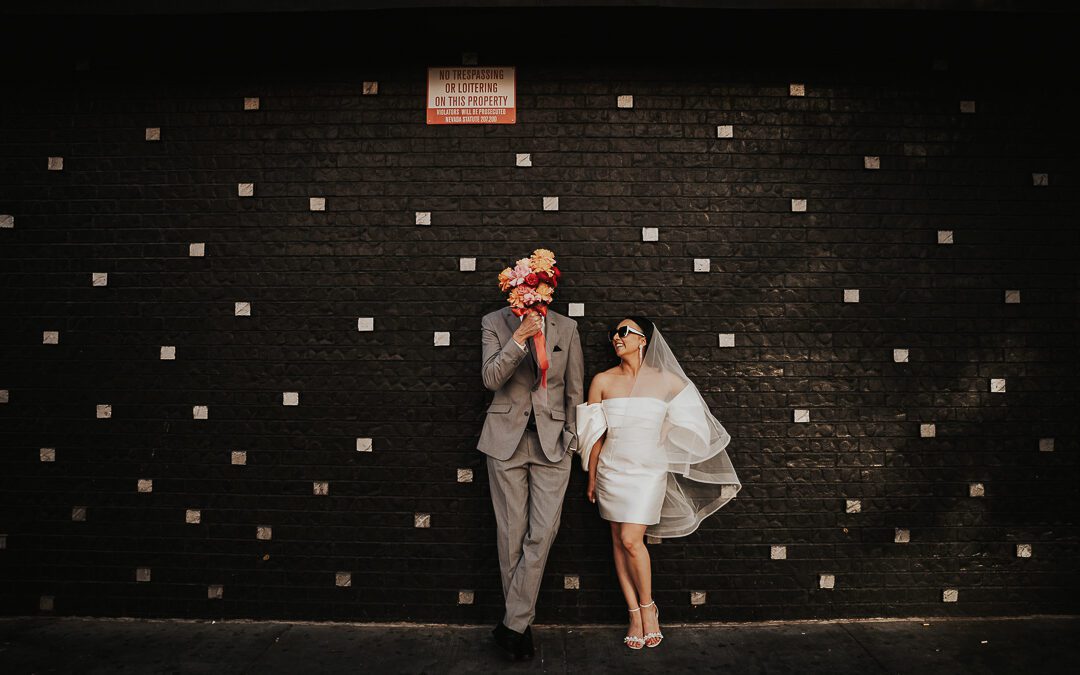 Stylish Las Vegas Elopement: Downtown Photos | Jessica & Jonathan