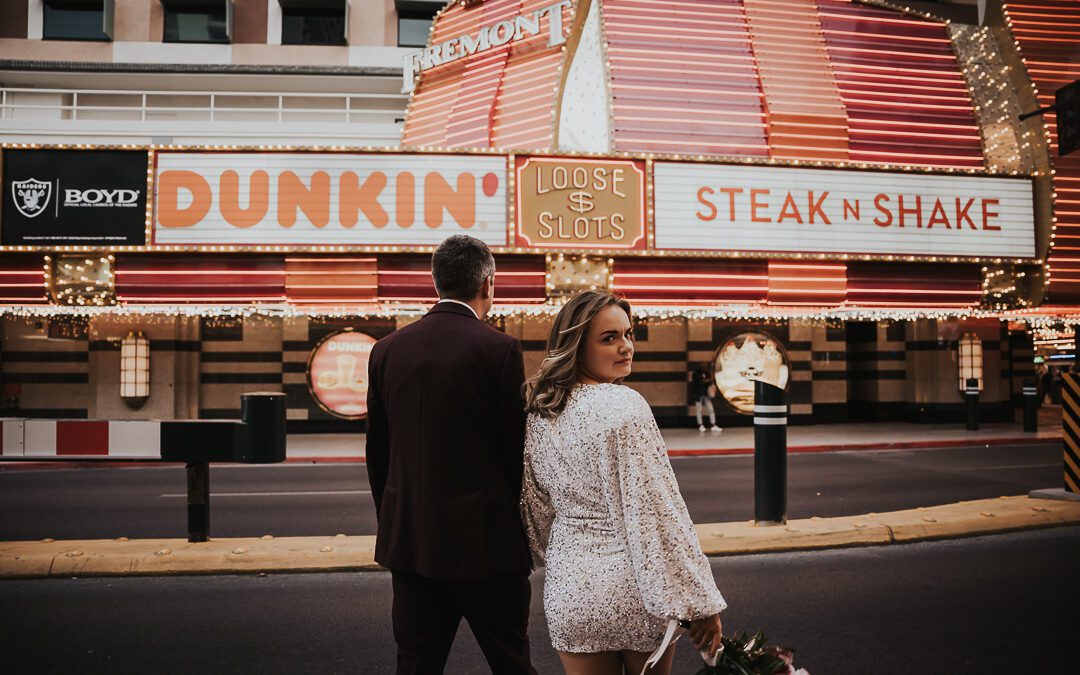 Amy & Tim’s Pink Cadillac Wedding at The Little White Chapel in Las Vegas