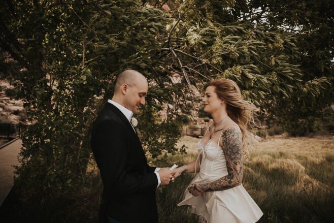 red rock canyon elopement