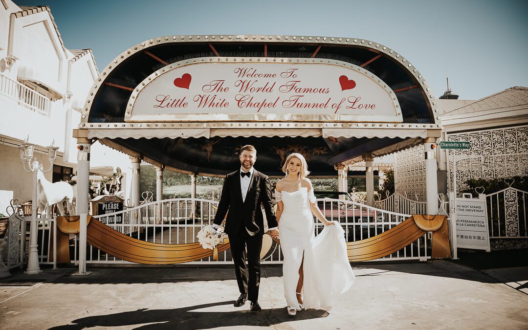Little White Chapel Elopement | Pink Cadillac Ceremony in Las Vegas