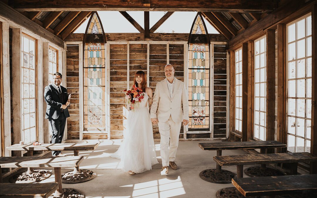 Nelson Ghost Town Elopement | Intimate Las Vegas Wedding with Downtown Photos